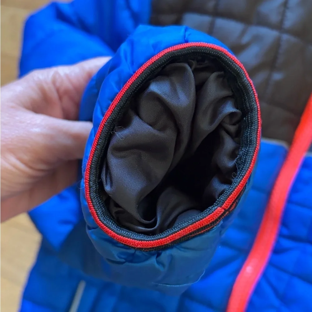 Hurley puffer jacket with hood fleece lined